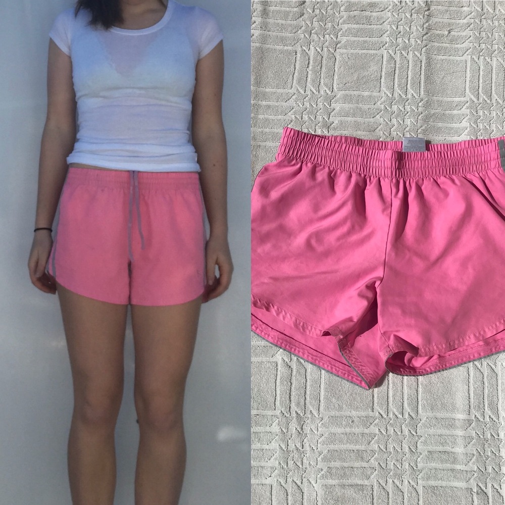 Bright Pink Track Shorts